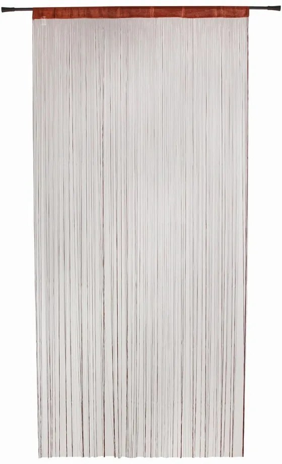 Firanka w kolorze miedzi 140x285 cm String – Mendola Fabrics