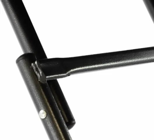 Okrągły stół ogrodowy - rattanowy wygląd 110 cm - czarny