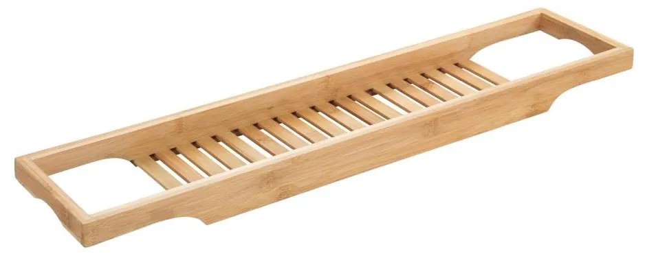 WENKO 24750100 - Półka na wannę BAMBUSA 70x16 cm brązowa