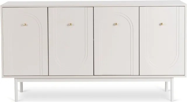 Komoda do Salonu MARLEN 155 cm Kaszmir Czterodrzwiowa Nowoczesna