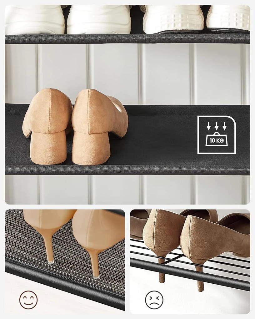 Ściana do przedpokoju TAYLOR z szafką na buty 180x64 cm, rustykalny brąz