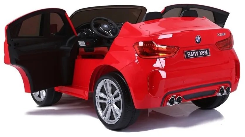 Auto na akumulator nowe bmw x6m czerwone