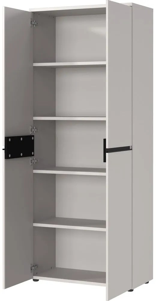 Kremowa szafa 81x197 cm Bedano – Germania