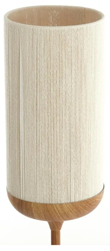 Lampa stojąca w naturalnym kolorze z tekstylnym kloszem (wysokość 159 cm) Dania – Light &amp; Living