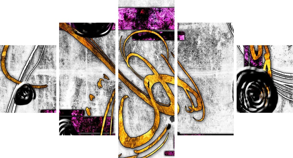 Obraz abstrakcji (125x70 cm)