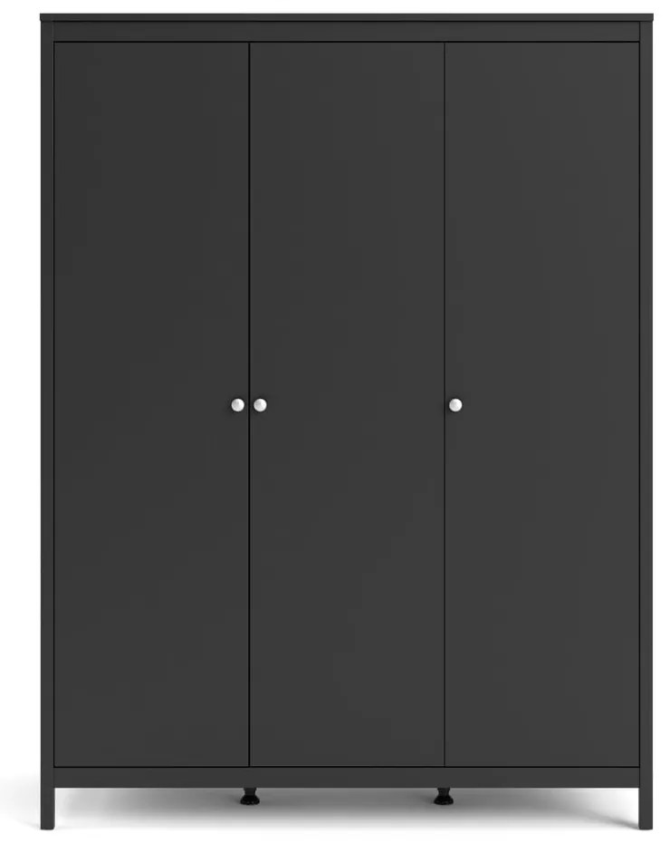 Czarna szafa 150x199 cm Madrid – Tvilum