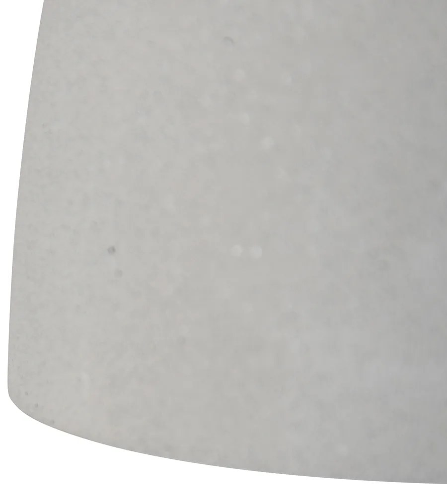 Nowoczesna lampa wisząca czarna z szarym betonem 3-punktowa - Eton Nowoczesny Oswietlenie wewnetrzne