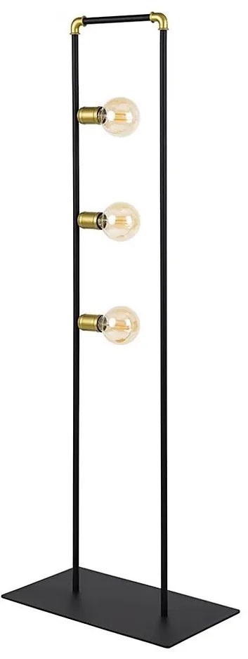 Lampa podłogowa HYDRIA 3xE27/60W/230V czarna