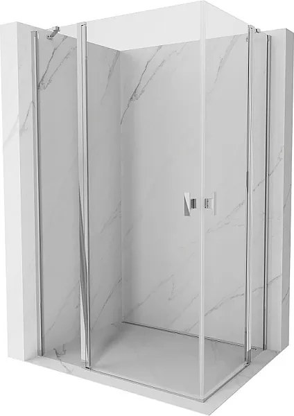 Mexen Mist Duo kabina prysznicowa uchylna 105 x 85 cm, transparent, chrom - 8A4-105-085-01-00