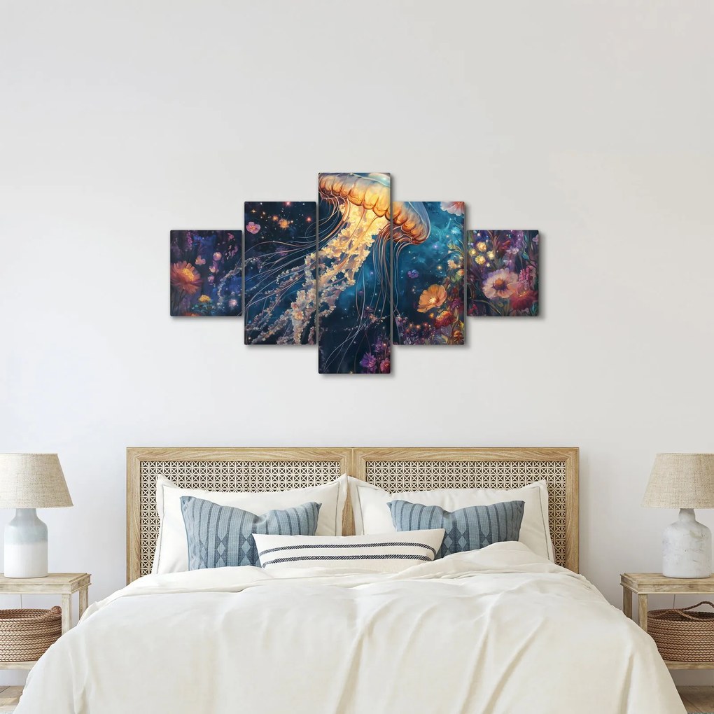 Obraz - Magiczna meduza (125x70 cm)