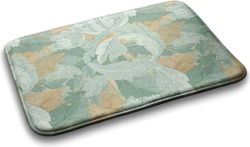 Antypoślizgowy dywanik łazienkowy Antypoślizgowy dywanik łazienkowy Liście rośliny