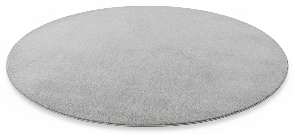 Dywan pluszowy Joy szary koło 160 cm x 160 cm