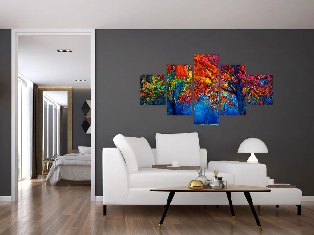 Obraz malowania natury (125x70 cm)