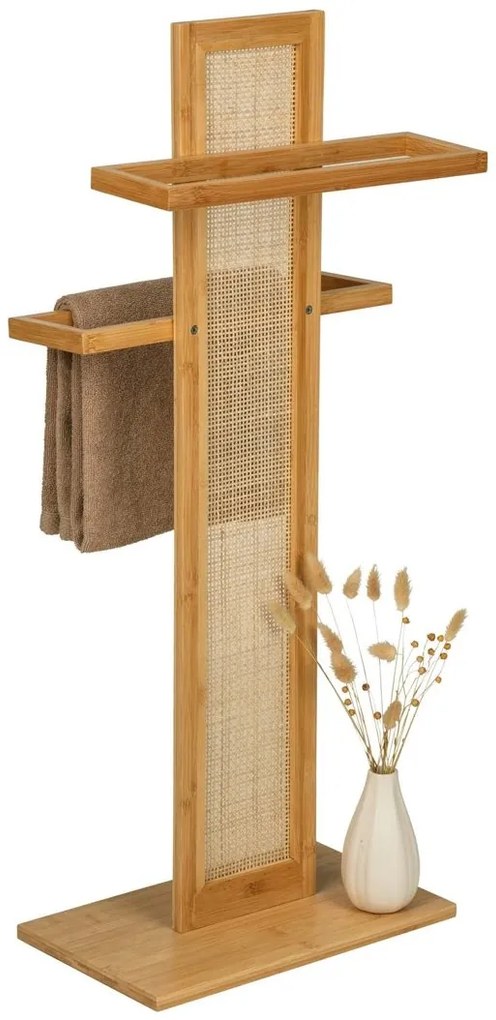 Stojak na ręczniki ALLEGRE BAMBOO, 88 cm, WENKO