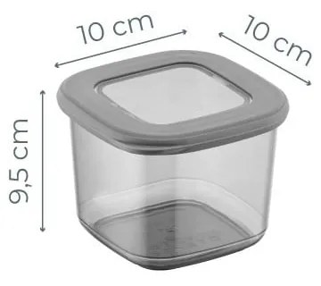 Pojemniki 3 szt. na żywność Fresco – Hermia