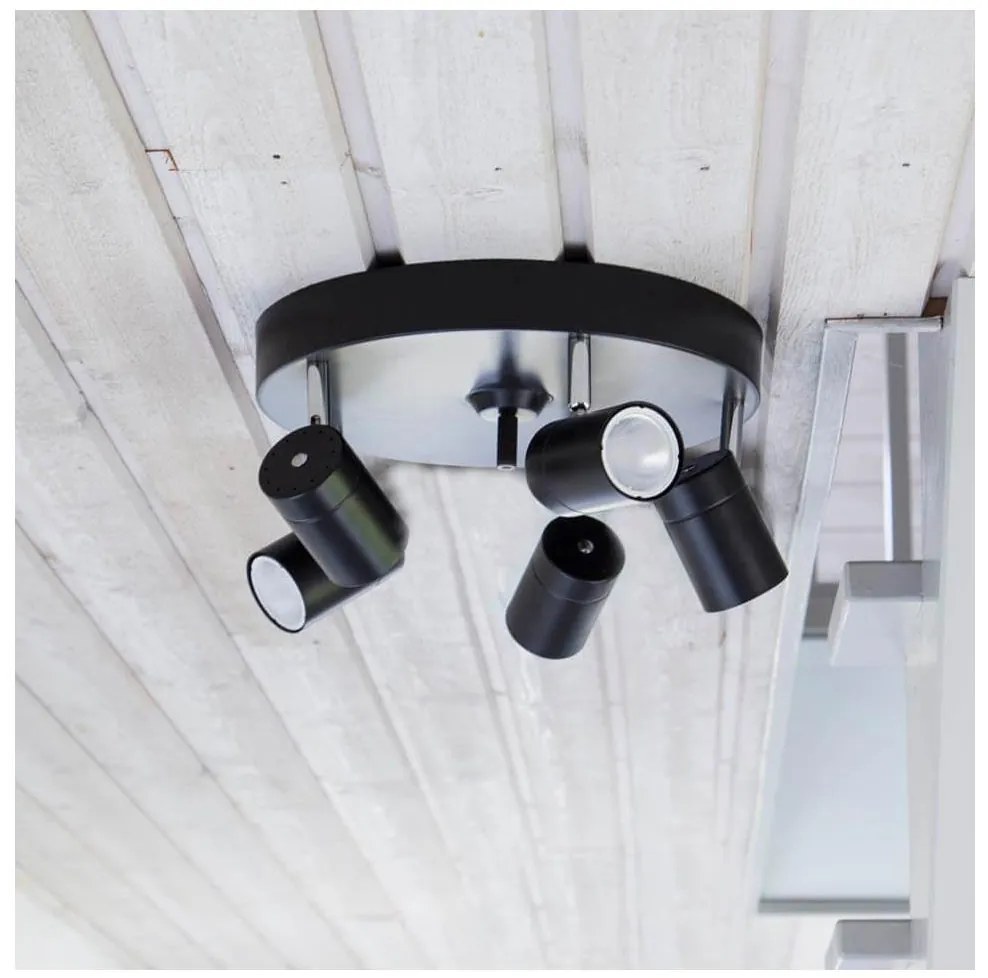 ByRydens 4200730-5002 - Oświetlenie punktowe CORRECT 5xGU10/7W/230V czarny