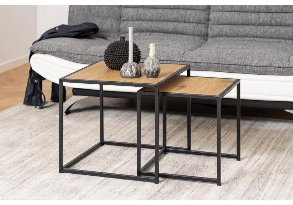 Komplet 2 stolików Actona Seaford
