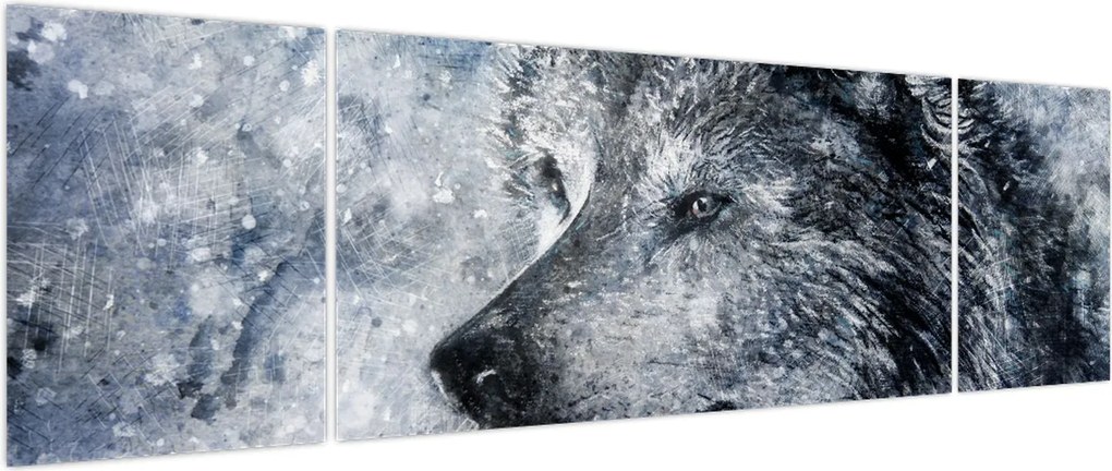 Obraz - Wilk z kreskówki (170x50 cm)
