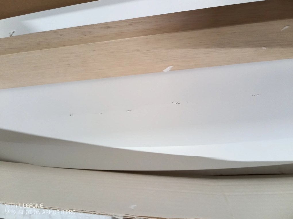 PROMOCJA Biały stół jadalniany COMBO II 120(160)X80, rozkładany II. gatunek