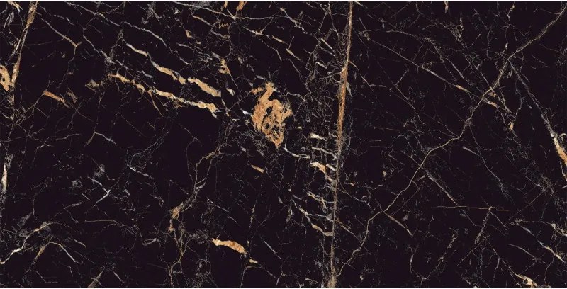 Mexen Python Gold gres szkliwiony rekt. G1, płytka podłogowo-ścienna 120 x 60 cm, wysoki połysk - TL212-120-060-00