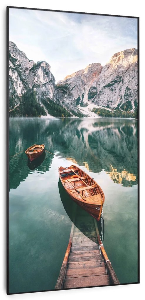Klarstein Wonderwall Art Smart 700W 120x60cm Obraz na podczerwień Jezioro III