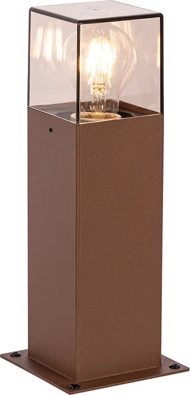 Inteligentna lampa stojąca ogrodowa brązowa rdza 30 cm z WiFi P45 - Denmark