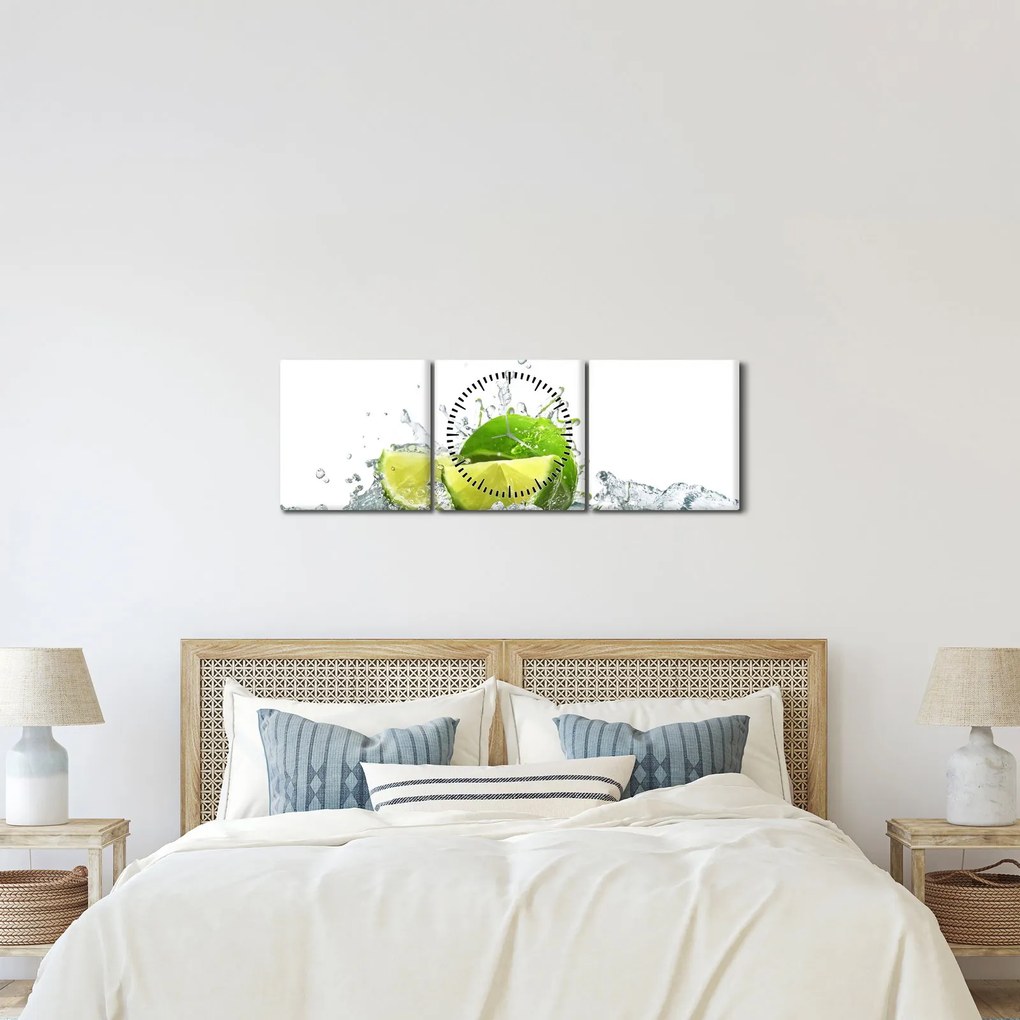 Obraz - Limes (z zegarem) (90x30 cm)