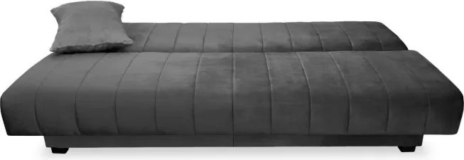 Sofa z Funkcją Spania SIGMA Rozkładana Wersalka Dwuosobowa Szara Nowoczesna do Salonu