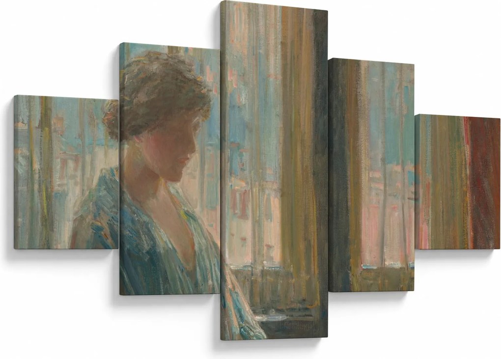 Obraz - Childe Hassam, The New York Window, reprodukcje (125x70 cm)