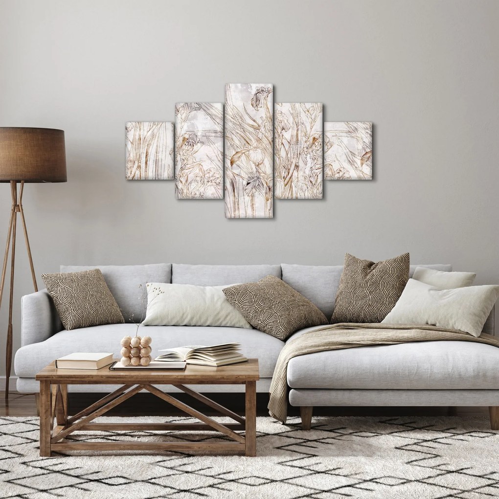 Obraz - Irysy (125x70 cm)