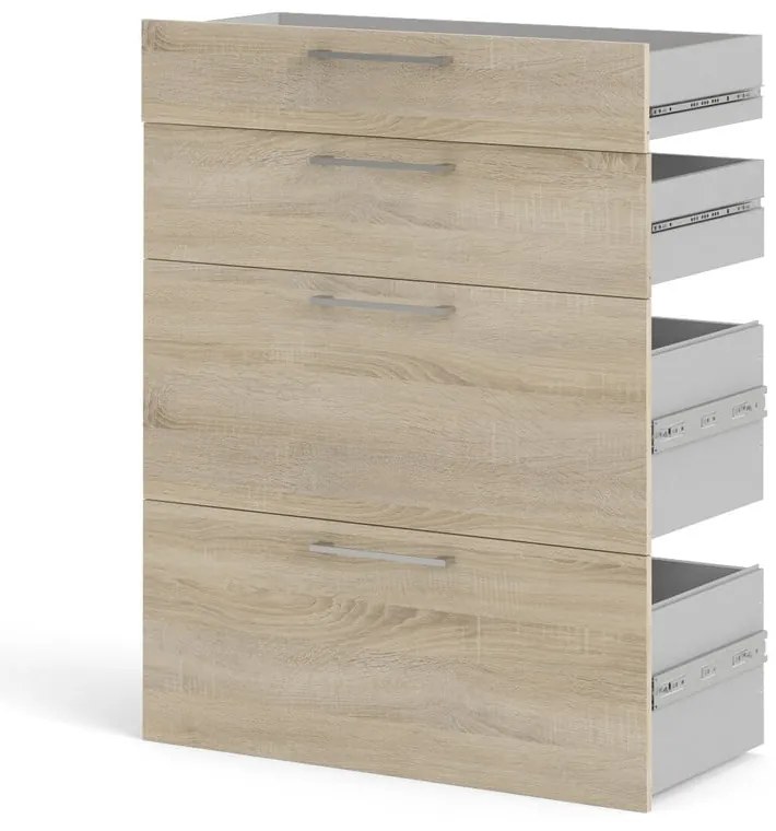 Komponent – szuflady w dekorze dębu 84x105 cm Prima – Tvilum