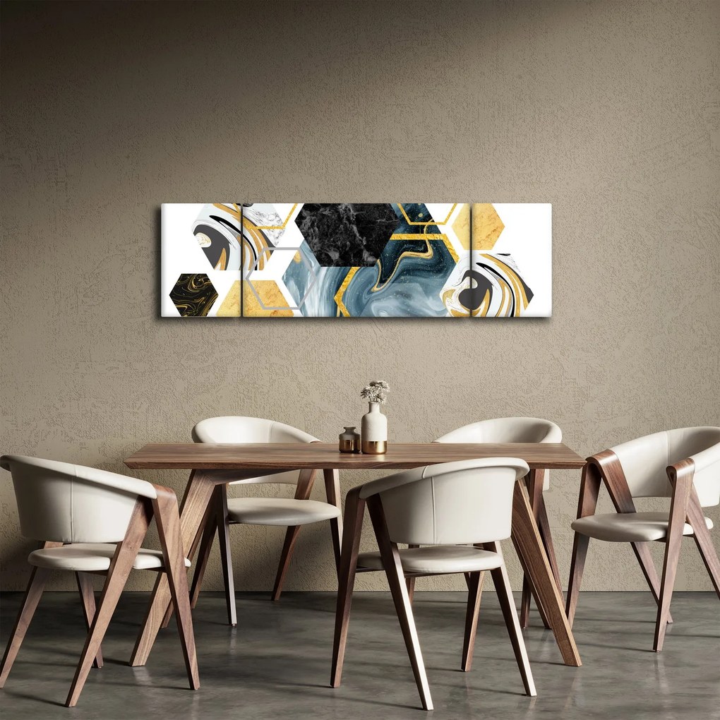 Obraz - Wielokąty (170x50 cm)