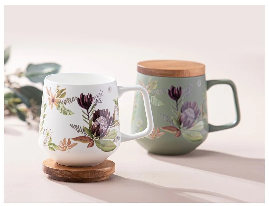 Zielony porcelanowy kubek 430 ml Leura – Ladelle