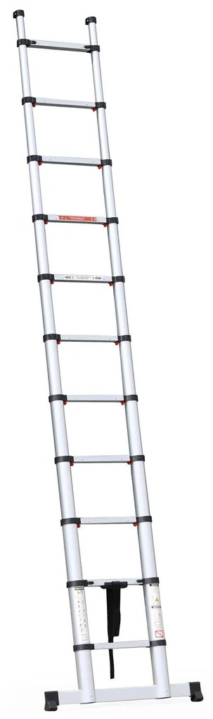 Teleskopowa drabina aluminiowa PROFI, 3,2 m, 11 szczebli