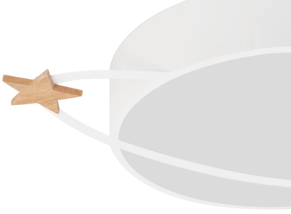 Lampa Plafon Moon APP865-C Biała
