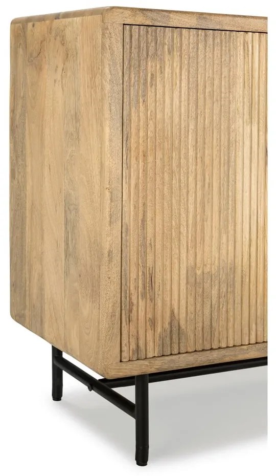 Komoda z litego drewna mango w naturalnym kolorze 190x85x40 cm Mundra – MOME