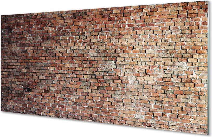 Panel szklany do Kuchni Tradycyjny Mur z Cegieł