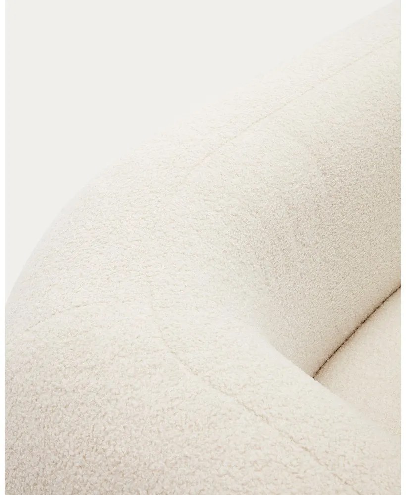 Kremowa sofa z materiału bouclé 246 cm Martina – Kave Home