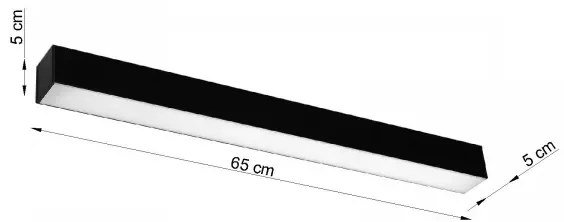 Czarny geometryczny kinkiet LED 3000 K - 9X EX629 C3-H27