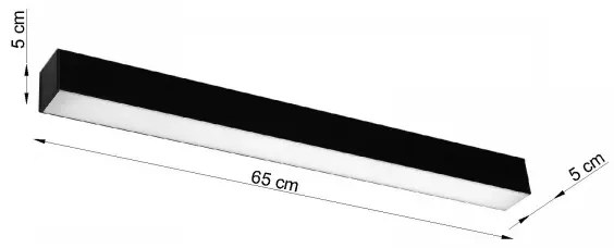 Czarny geometryczny kinkiet LED 3000 K - EX629-Herrick