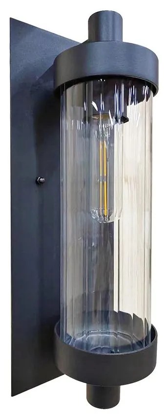 Prezent 28213A - Kinkiet zewnętrzny VERTICA 1xE27/35W/230V IP54 czarny