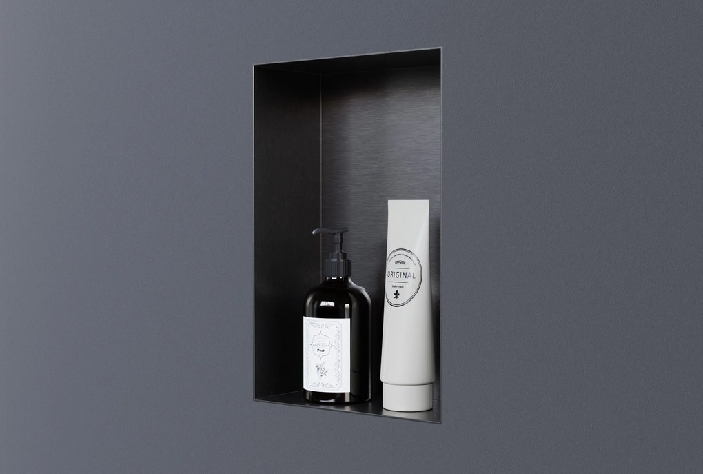 Półka wnękowa ścienna ze stali nierdzewnej NT203010X