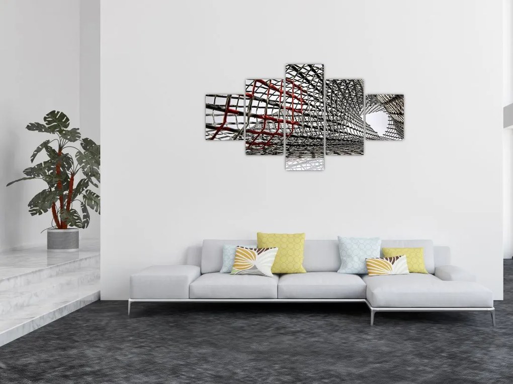 Obraz żelaznej konstrukcji (125x70 cm)