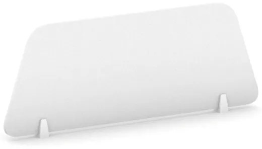 Parawan stołowy MIRELLI A+, 800 x 300 mm, biały