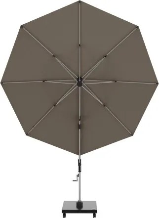 HYPERION 340 PRESTIGE – luksusowy huśtawkowy parasol ogrodowy z bocznym drążkiem : Kolor parasola - Kávová