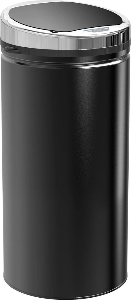 HOMCOM 42L Kosz na śmieci z czujnikiem, Automatyczny Kosz na Odpadki, Nierdzewny Kosz do Kuchni z Sensorem Podczerwieni, dla Kuchni, Jadalni