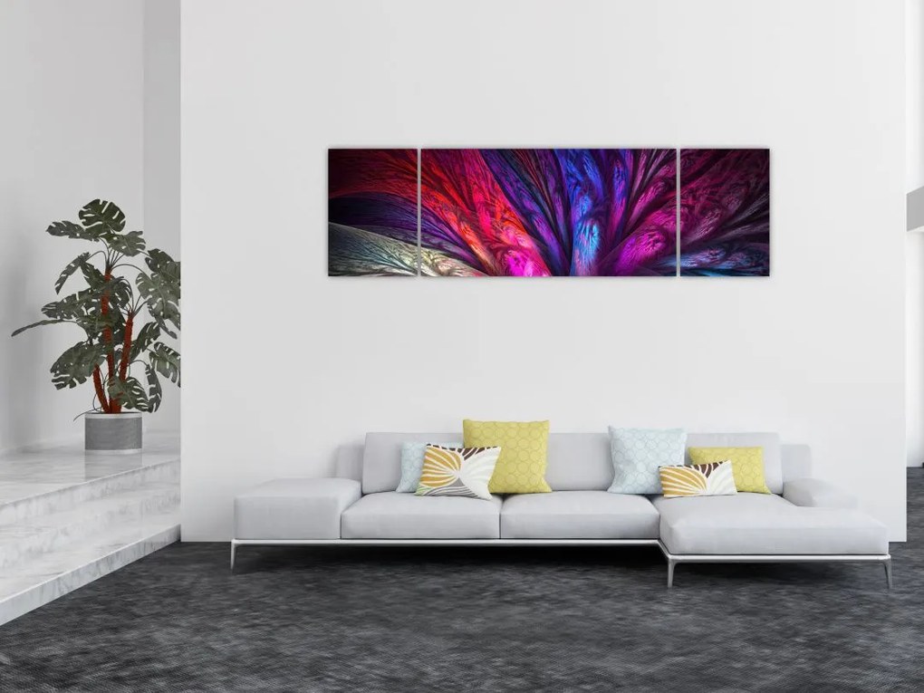 Abstrakcyjny obraz drzewa (170x50 cm)