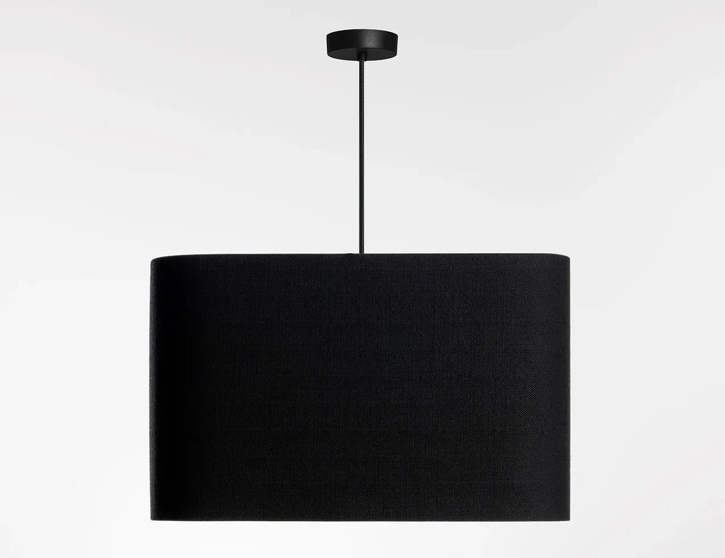 Lampa wisząca KWADRO LEN 005-40w20 czarna/beżowa BPS KONCEPT