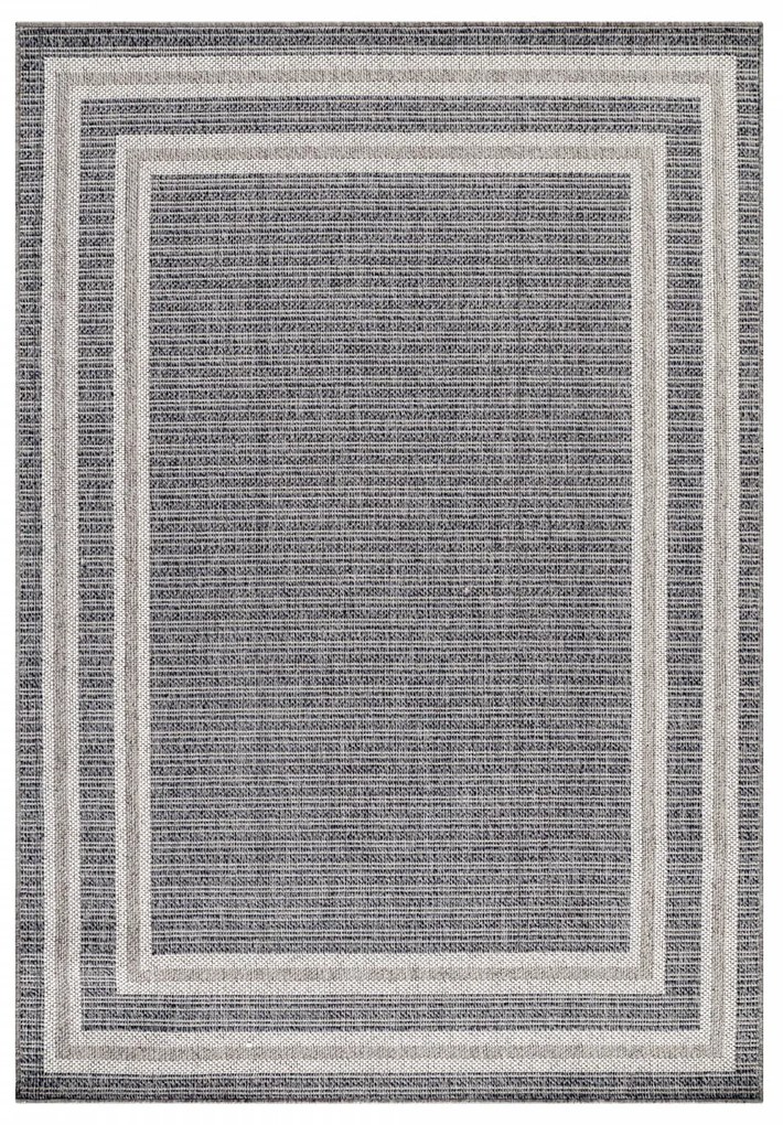Dywan zewnętrzny Aruba Ramka szary 240 cm x 340 cm