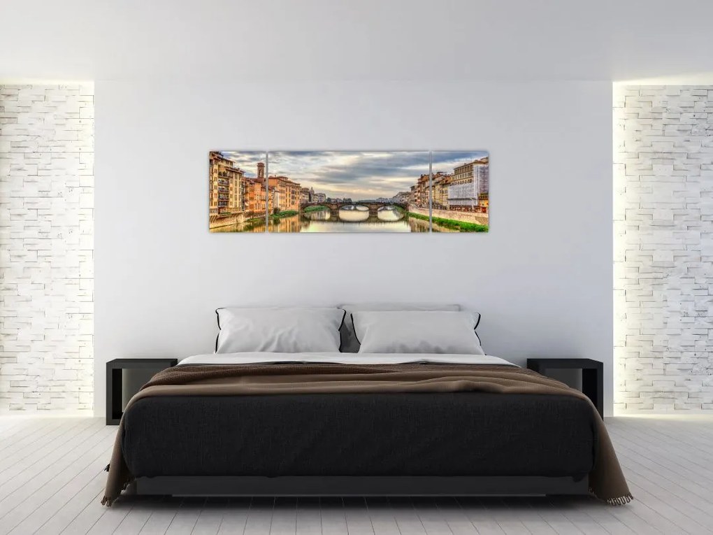 Obraz - Most przez rzekę (170x50 cm)